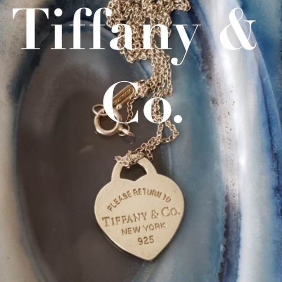 Tiffany & Co. Jewelry - Tiffany & Co. Silver Heart Pendant 16" Necklace